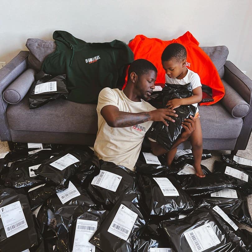 CJ King with son (In God I Flex)