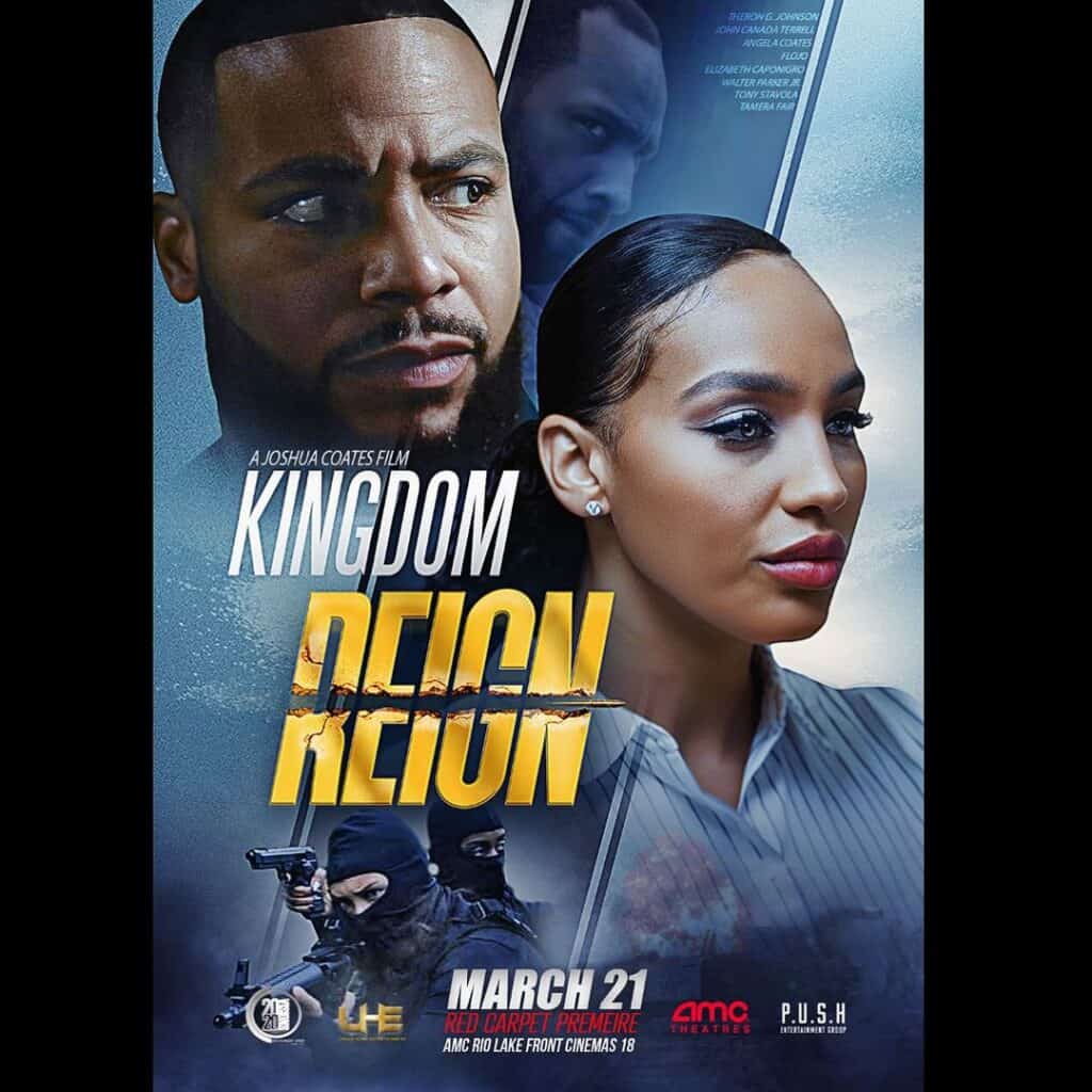 Theron Johnson, movie poster Kingdom Reign