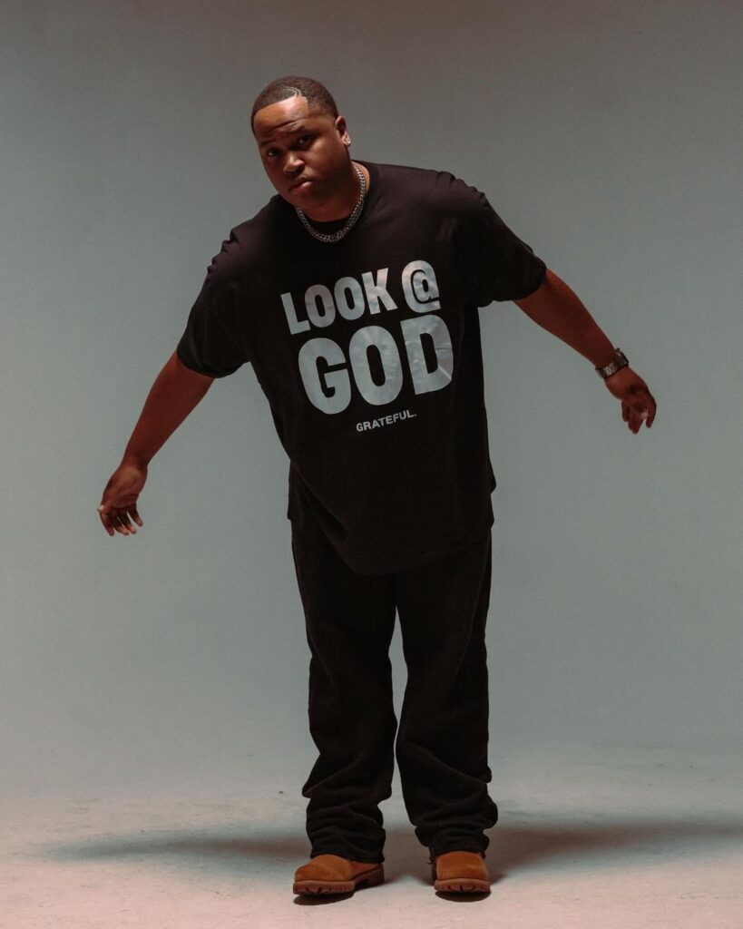 Aaron Cole Look@God Grateful T-Shirt
