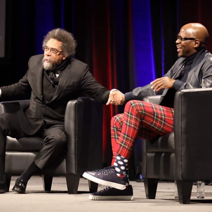 COTB 01282024 Daymond Glenn with Cornell West alt pic 2 (social injustice)